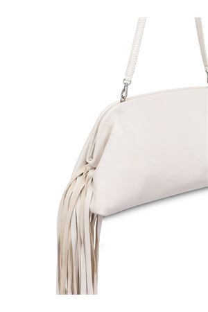 Light beige fringed clutch bag PHILOSOPHY DI LORENZO SERAFINI | AEF251C310221750463